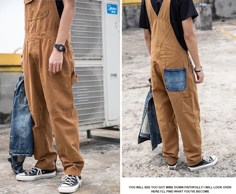 Leslie - Women's canvas dungarees with a relaxed fit 