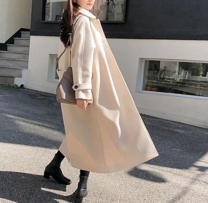 Elegant Long Winter Coat for Women