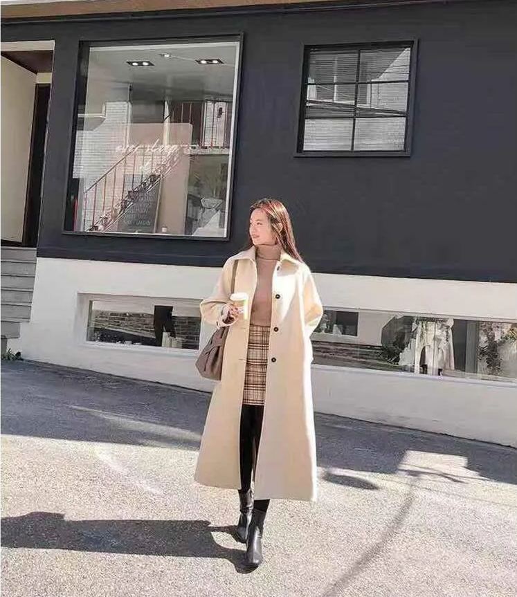 Elegant Long Winter Coat for Women