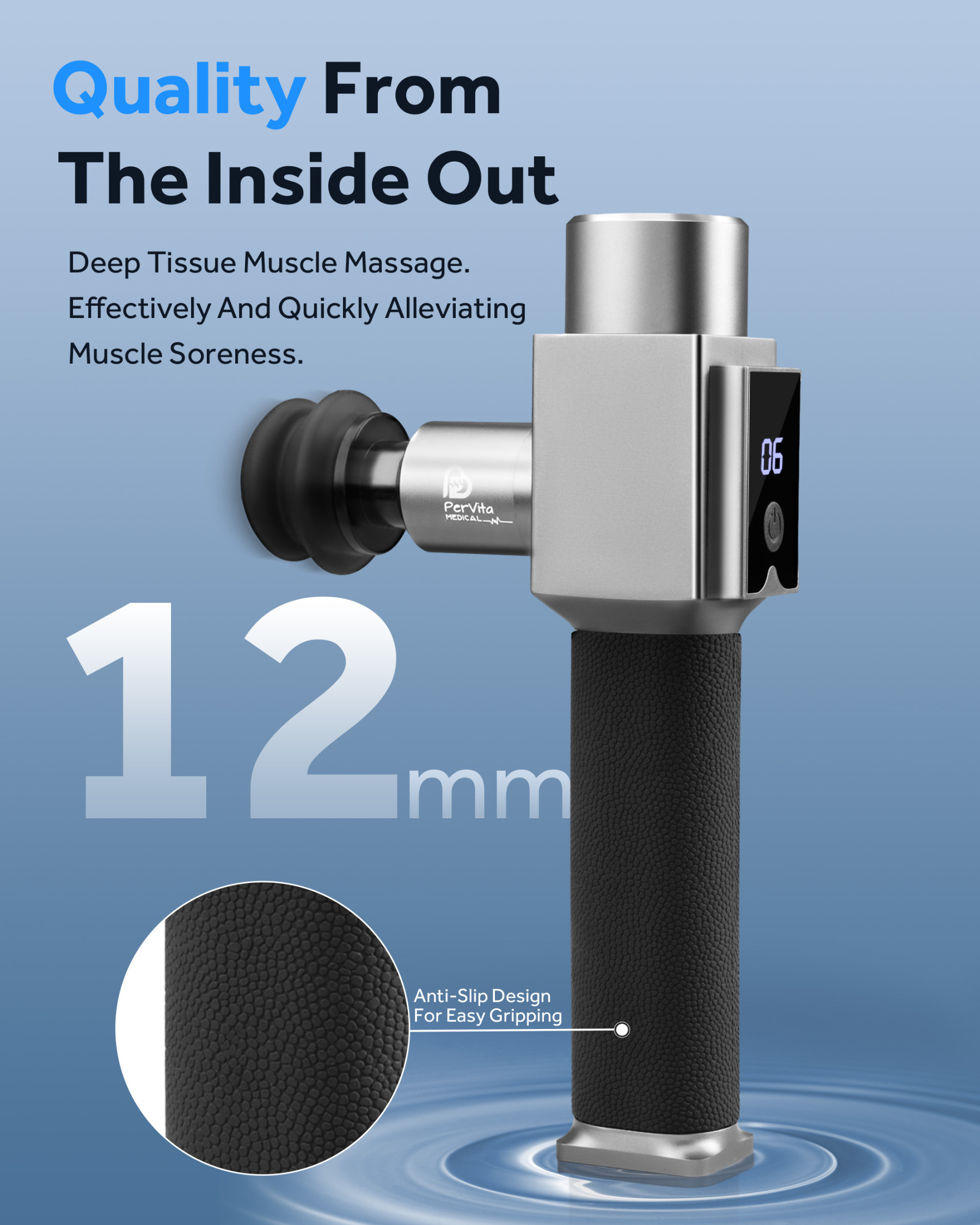 PerVita Medical Massager Pointillage PMP30