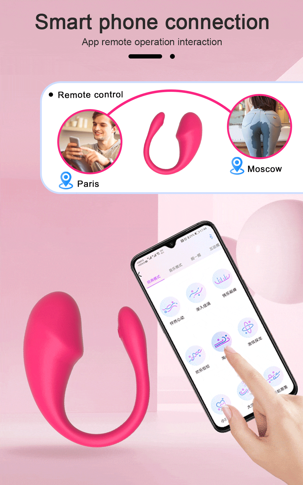Vibrátory ovládania APP