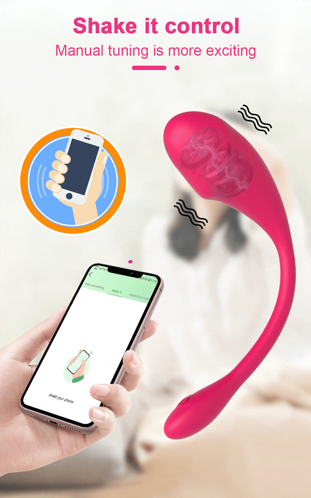 Vibrátory ovládania APP