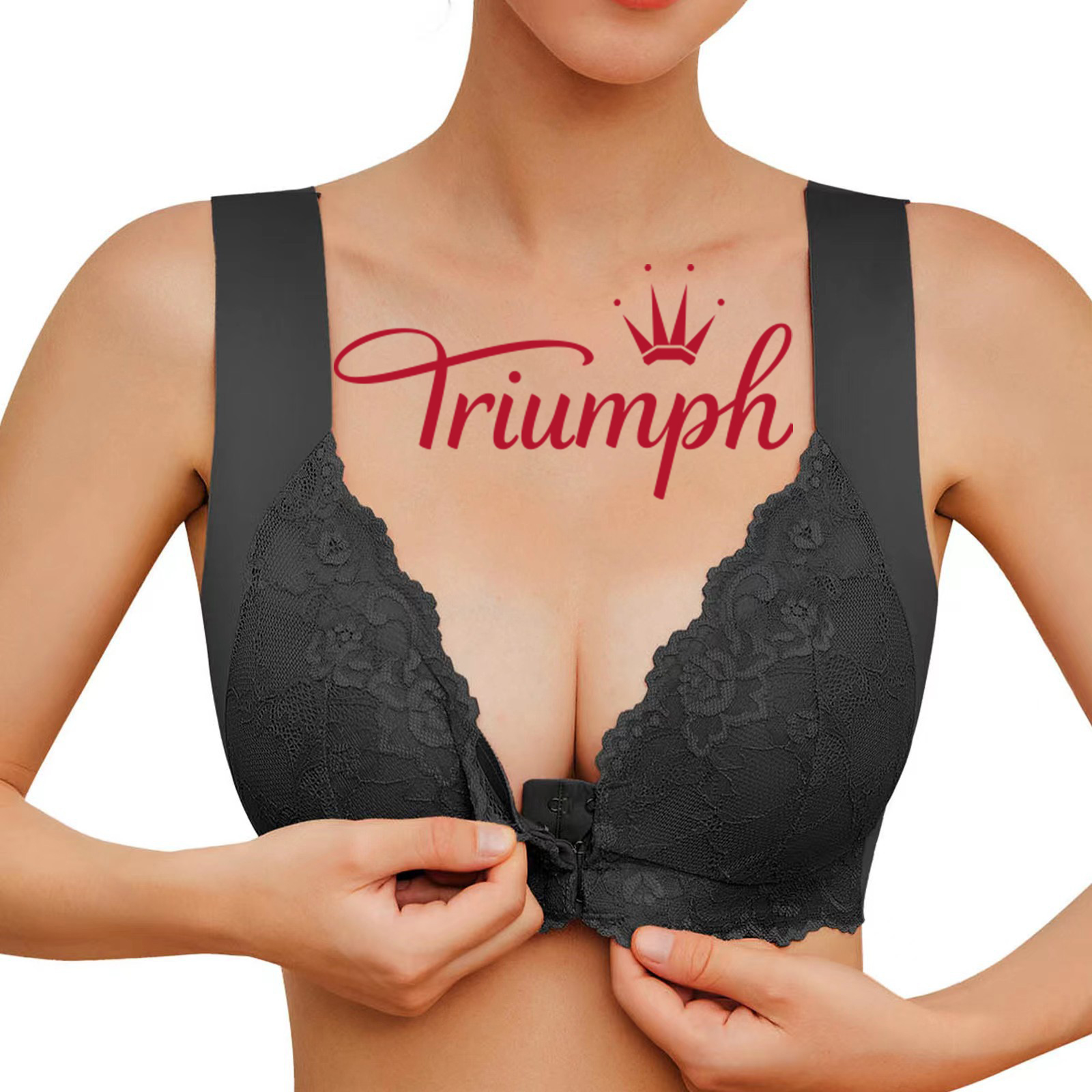 [3 κομμάτια. 43 €] Δαντελένιο σουτιέν Triumph [75-105]