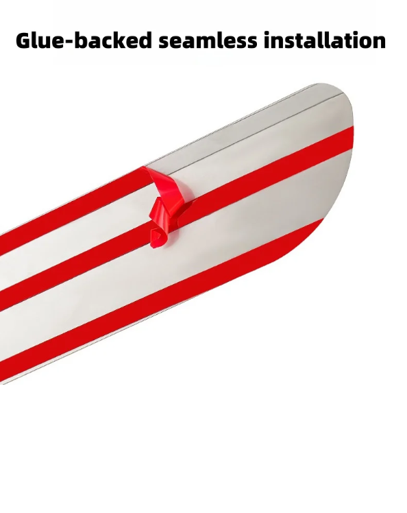 Univerzální uvítací proužek z nerezové oceli ve stylu auta (sada 4 ks)