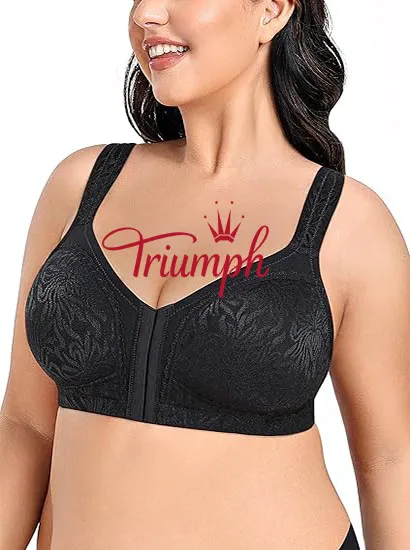 Triumph -Balení po 3🔥 Dámská celoplošná bezdrátová podprsenka bez podšívky