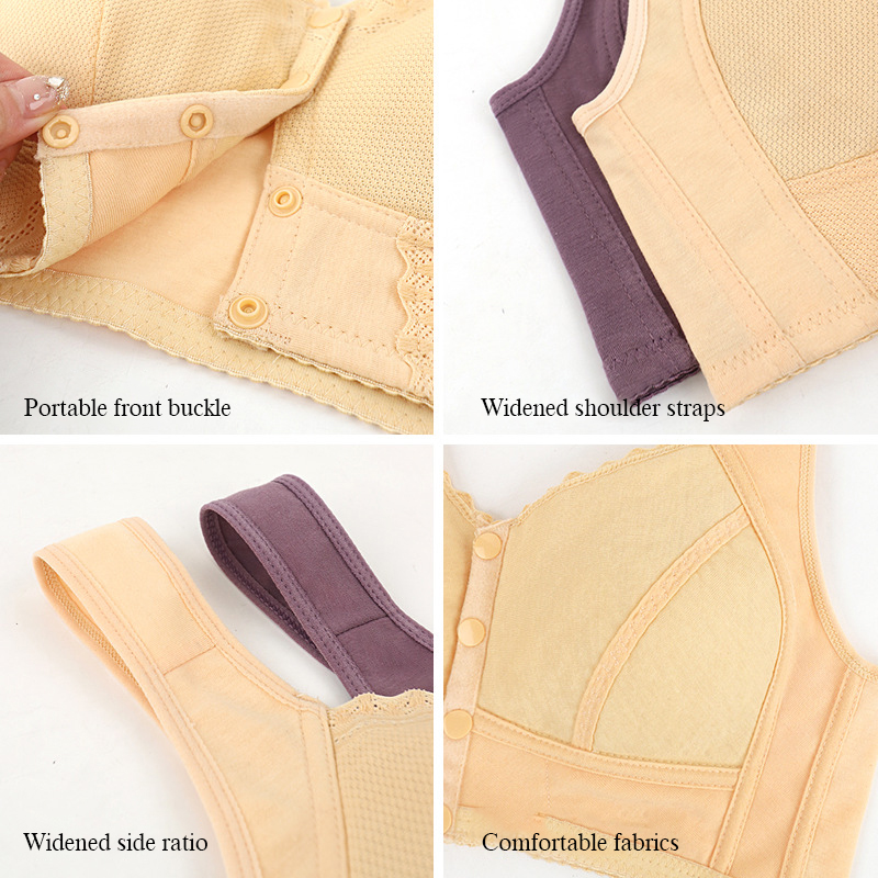 【Zaplaťte 1 a získejte 3】 Prodyšná podprsenka se zapínáním vpředu pro seniory