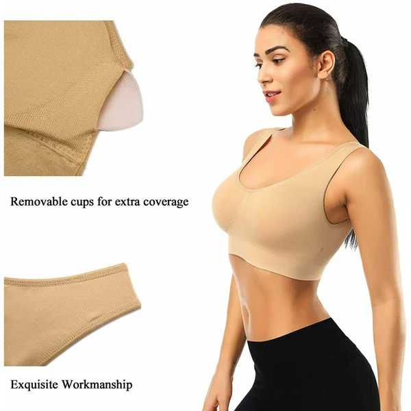 Balíček 3 💥Módní podprsenka s hlubokými košíčky🔥Sexy push-up podprsenky bez kostic