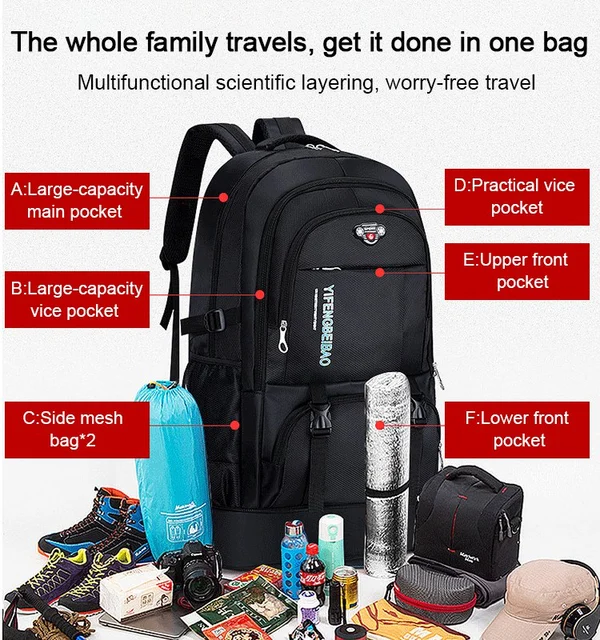 Rozšiřitelný batoh Oxford s velkou kapacitou