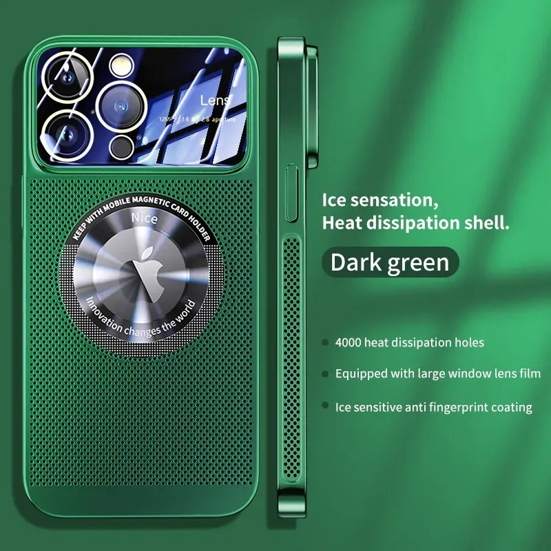 Pozinkované, teplo odvádějící, magnetické pouzdro na telefon s velkým okénkem