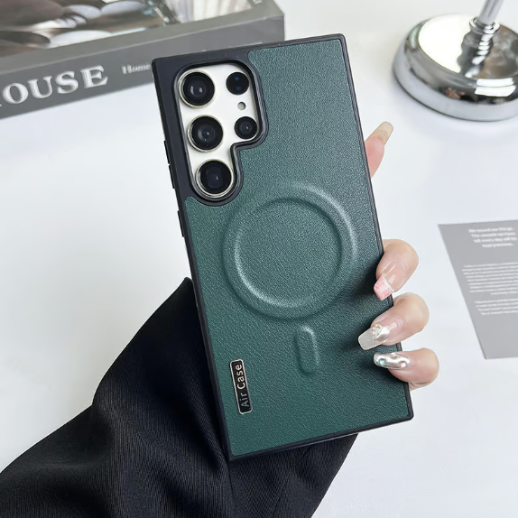 Kovové pouzdro na objektiv s ochranou proti pádu, pouzdro s magnetickým držákem pro Samsung S22 až S24 Ultra