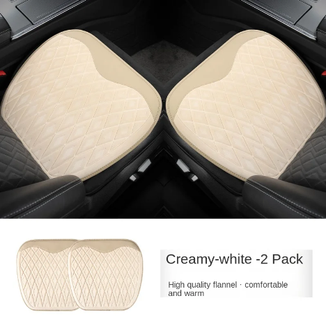 Kožené plyšové podsedáky na autosedačky zimní krátké plyšové podsedáky
