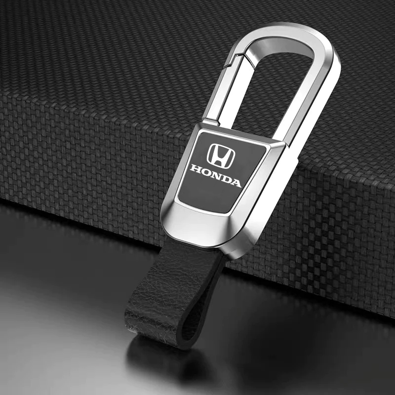 🔥Žhavý výprodej🔥Exkluzivní logo🔥Neztracená kožená klíčenka do auta