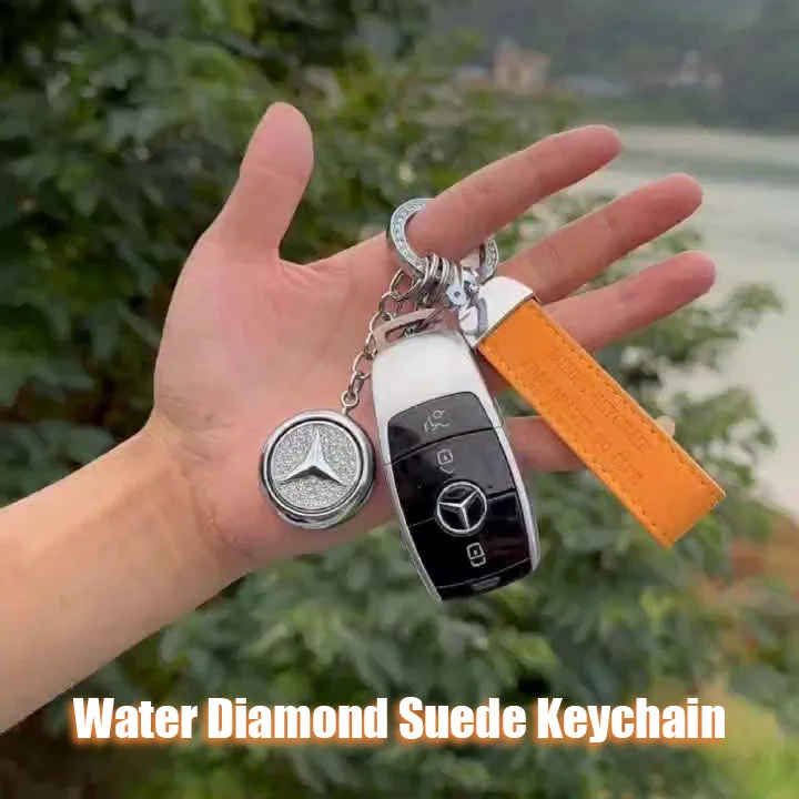 🔥Hot Sale New Style🔥Exclusive Logo🔥Fashion Luxury Rotating Car Keychain❤️