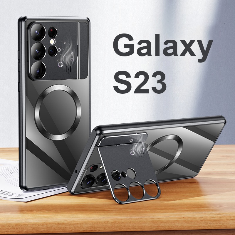 Pro Samsung S21/S22/S23 Ultra magnetické skládací skládací konzole Aromaterapeutické pouzdro na telefon