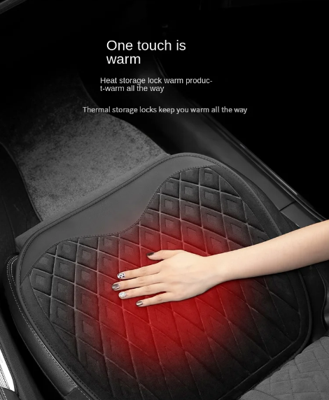 Kožené plyšové podsedáky na autosedačky zimní krátké plyšové podsedáky