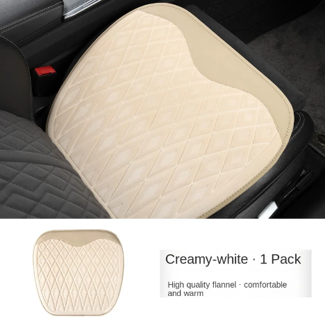 Kožené plyšové podsedáky na autosedačky zimní krátké plyšové podsedáky