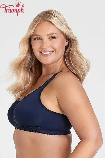 Triumph - (3 ks) Hladká krajková tričková podprsenka, bez kostic