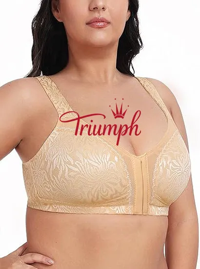 Triumph -Balení po 3🔥 Dámská celoplošná bezdrátová podprsenka bez podšívky