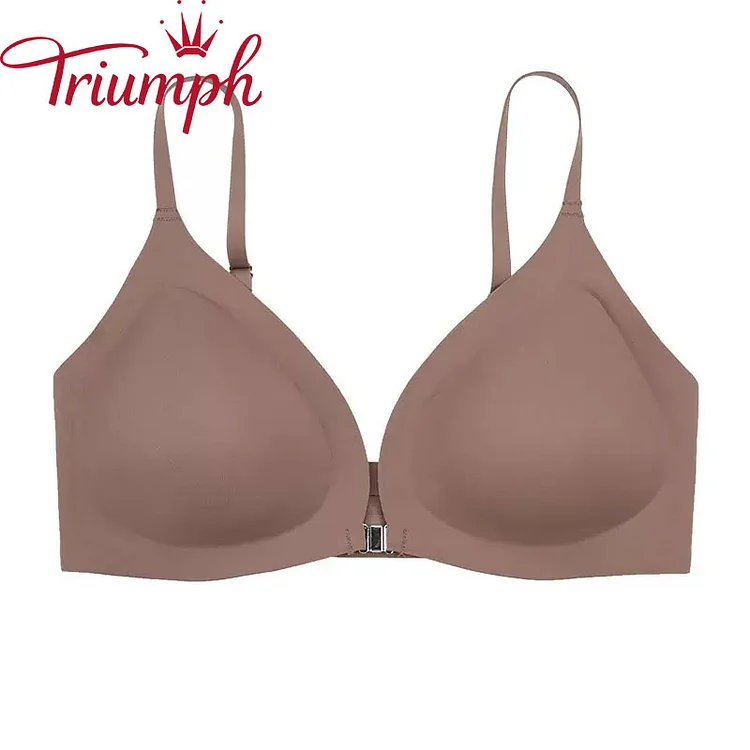Triumph-Ledová hedvábná bezešvá podprsenka bez ocelového kroužku[75A-110E]