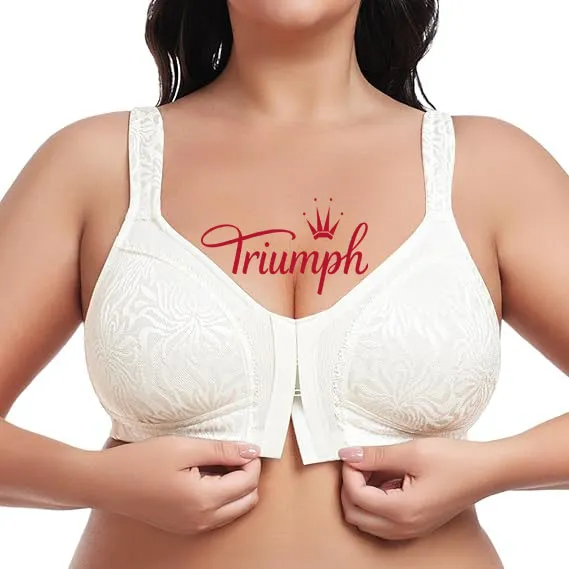 Triumph -Balení po 3🔥 Dámská celoplošná bezdrátová podprsenka bez podšívky