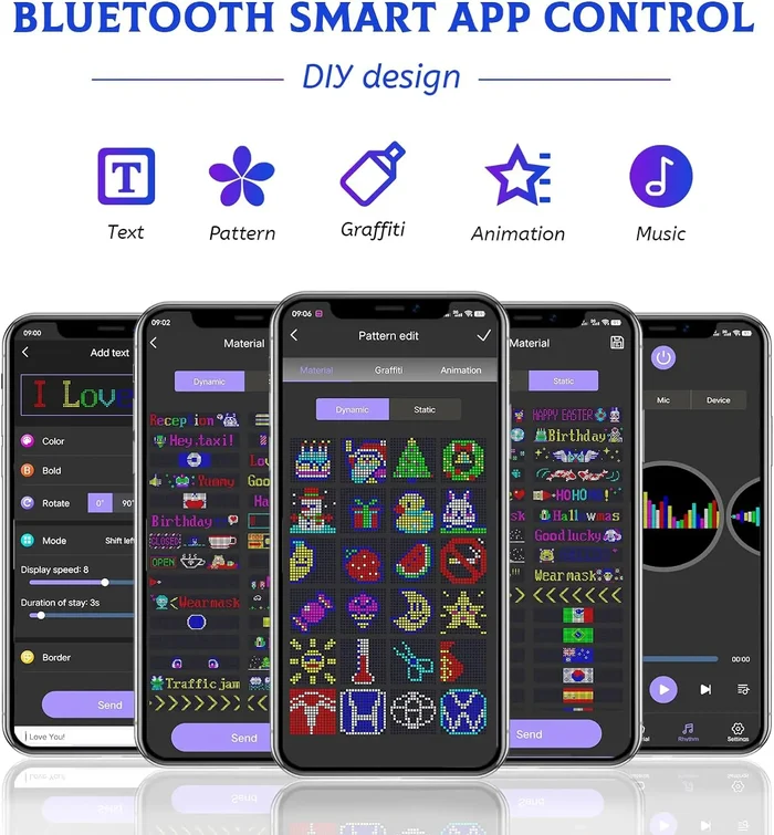 🔥VÝPRODEJ SLEVA 49 % - Ultratenká flexibilní LED obrazovka Bluetooth