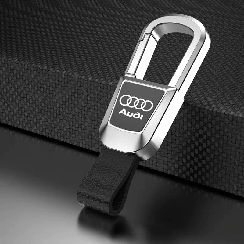 🔥Žhavý výprodej🔥Exkluzivní logo🔥Neztracená kožená klíčenka do auta