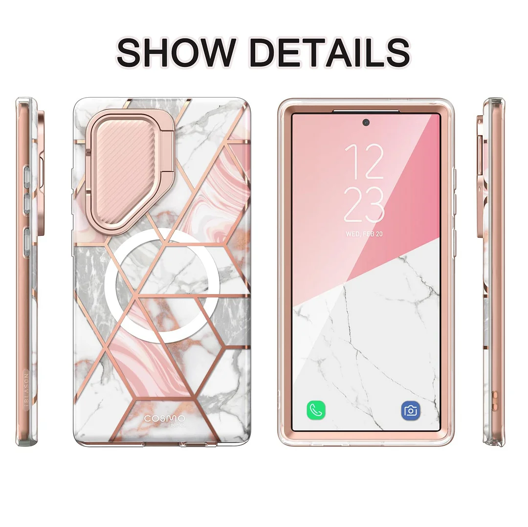 Pasuje do magnetického univerzálního pouzdra na mobilní telefon Samsung řady S/Note