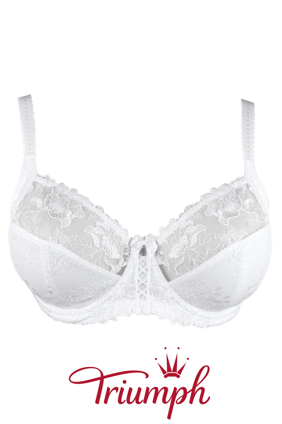 Triumph-3 pieces💝Sofia embroidered lace bra for lateral support