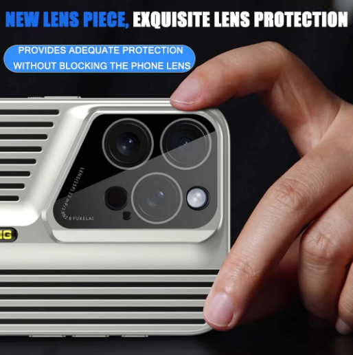 Pouzdro na mobilní telefon IPHONE řady 14/15/16 duté prodyšné pro odvod tepla