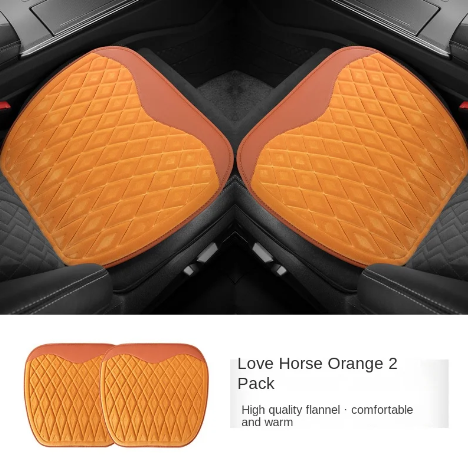 Kožené plyšové podsedáky na autosedačky zimní krátké plyšové podsedáky