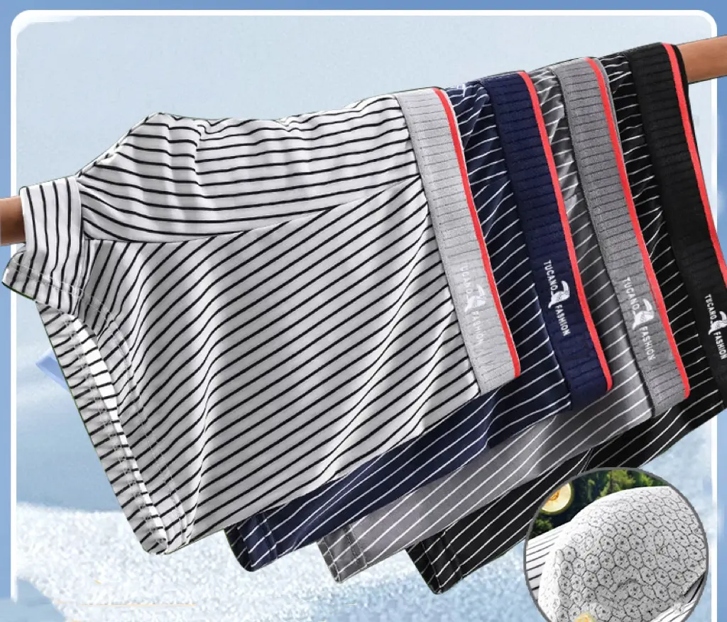 🔥🔥【Kupte 2 a získejte 2 zdarma】【40-110kg】2024 Nové letní pánské spodní prádlo Ice Silk Plus Size Prodyšné Rychleschnoucí