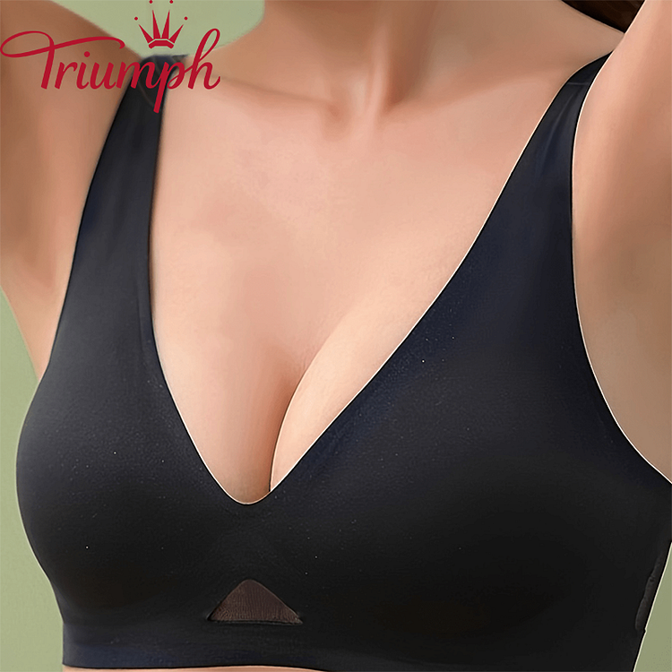 Triumph-Bezdrátová podprsenka Push Up Ice Silk[75A-110E]