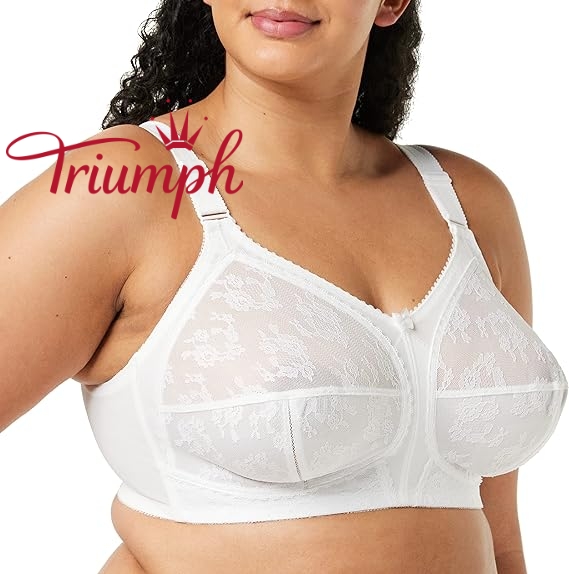Triumph -3 τμχ🔥Γυναικείο καθημερινό δαντελένιο σουτιέν [75A-110E]