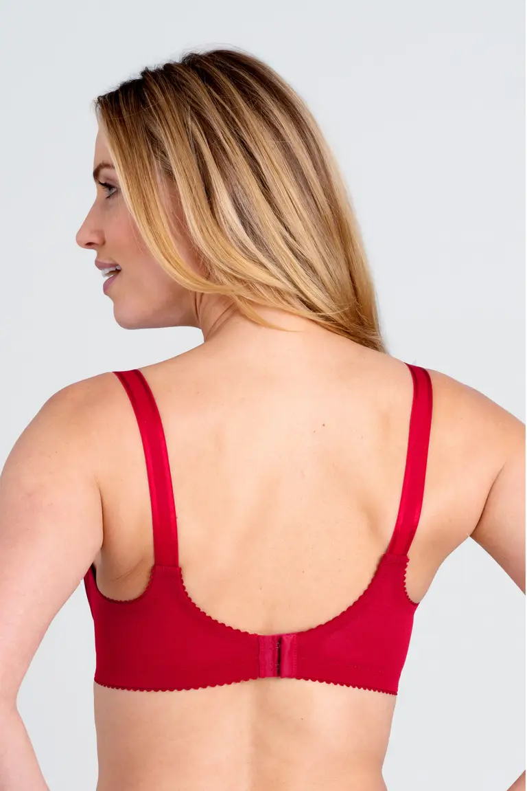 Triumph - (3 peças) Sutiã feminino Drop Cutout com textura rosa