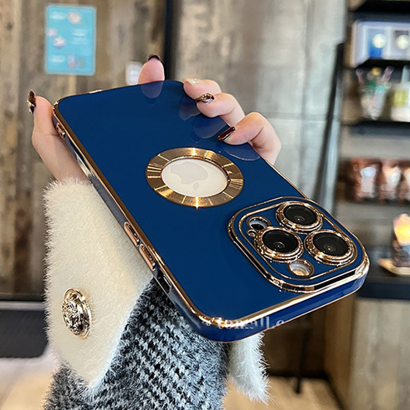 Pozinkované pouzdro na iPhone s fólií chránící čočku fotoaparátu