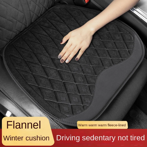 Kožené plyšové podsedáky na autosedačky zimní krátké plyšové podsedáky