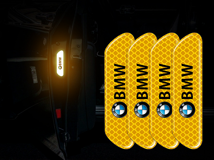 ✨Naklejka ostrzegawcza odblaskowa na drzwi samochodu wysokiej jakości✨12 szt.✨