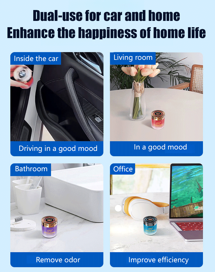 【Vydrží tři měsíce】 Tuhý parfém do auta