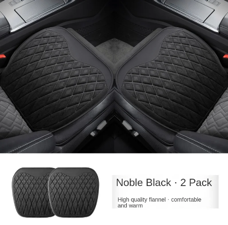 Kožené plyšové podsedáky na autosedačky zimní krátké plyšové podsedáky