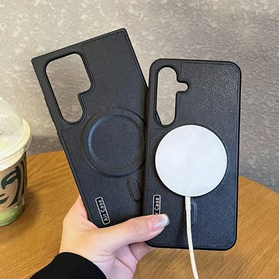 Kovové pouzdro na objektiv s ochranou proti pádu, pouzdro s magnetickým držákem pro Samsung S22 až S24 Ultra