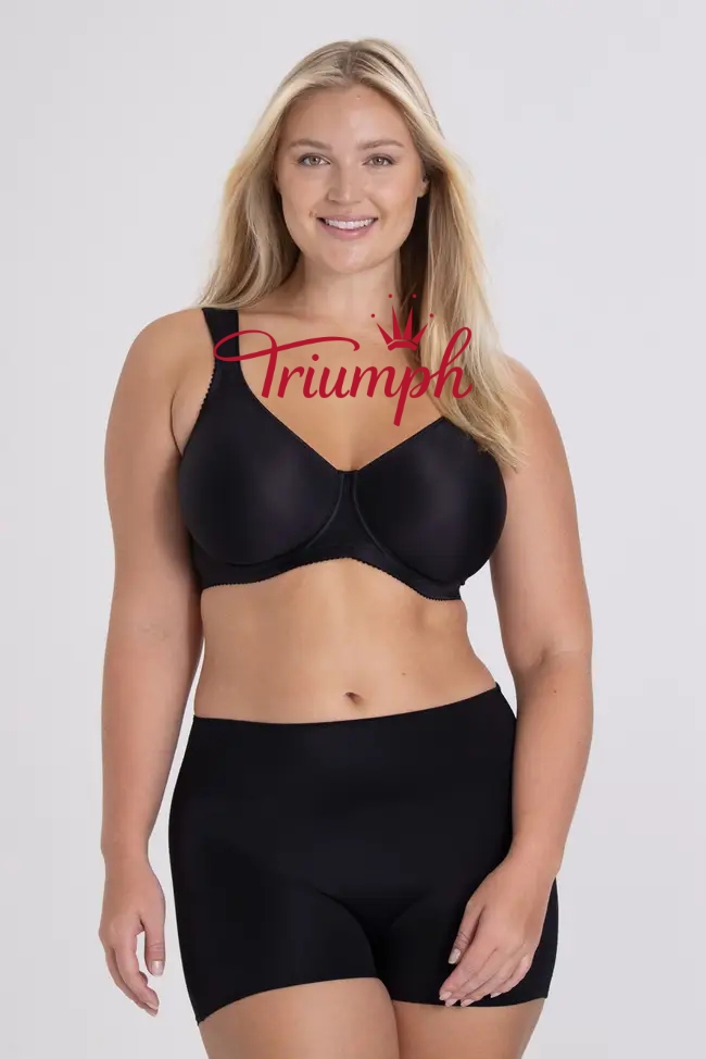 Triumph -(3 ks) Jednoduchá push-up podprsenka s plným košíčkem