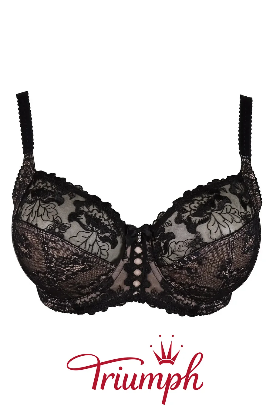 Triumph-3 pieces💝Sofia embroidered lace bra for lateral support
