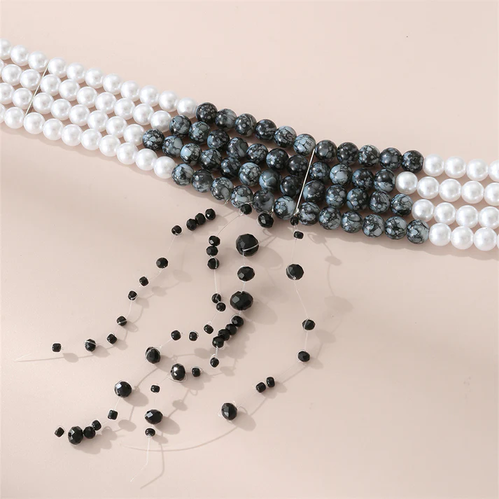 50% SLEVY-All Saints-Bloodthirsty Pearl Necklace