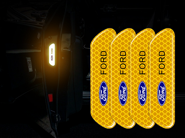 ✨Naklejka ostrzegawcza odblaskowa na drzwi samochodu wysokiej jakości✨12 szt.✨