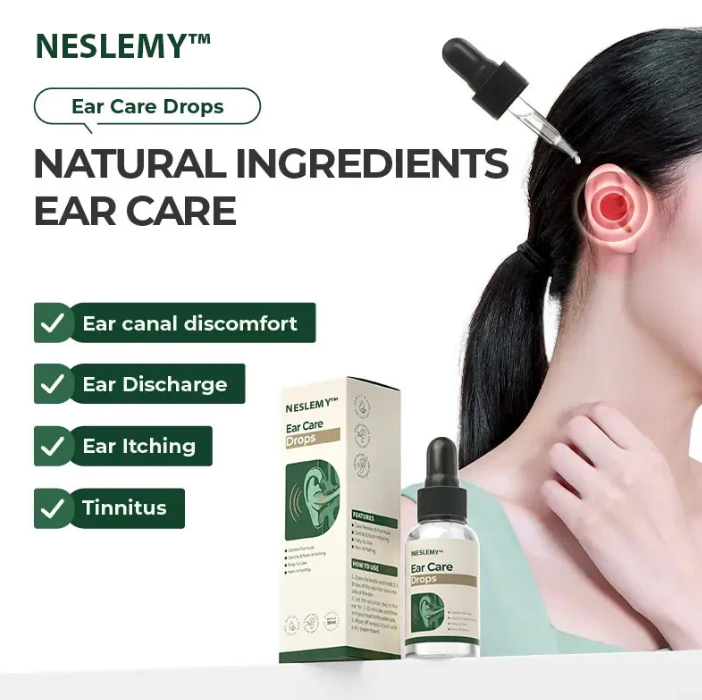Σταγόνες φροντίδας αυτιών NESLEMY™ | Εγγεγραμμένες στον FDA