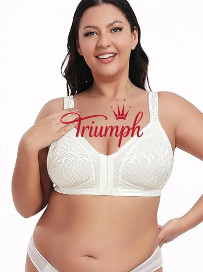 Triumph -Balení po 3🔥 Dámská celoplošná bezdrátová podprsenka bez podšívky