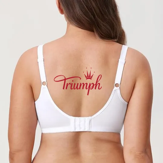 Triumph - Sada 3🔥Velká pohodlná bavlněná podprsenka bez drátěného košíčku bez podšívky