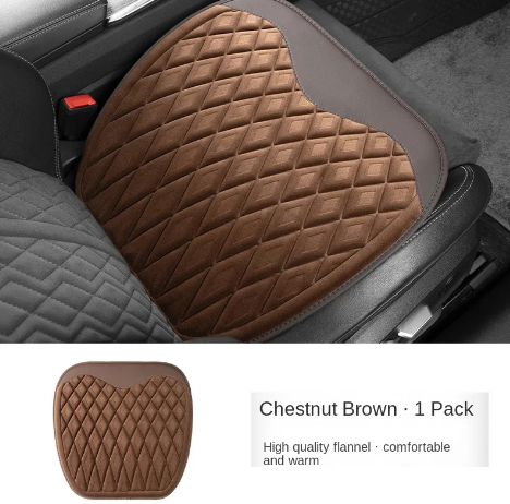 Kožené plyšové podsedáky na autosedačky zimní krátké plyšové podsedáky