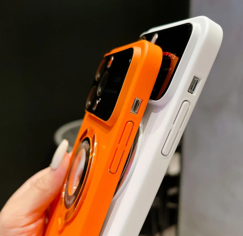 Pouzdro na iPhone MagSafe s integrovaným stojánkem a designem s velkým oknem