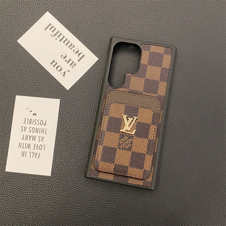 SAMSUNG GALAXY PETITE MALLE POUZDRO NA TELEFON DRŽÁK KARTY MONOGRAM CANVAS